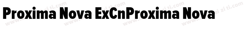 Proxima Nova ExCnProxima Nova ExCn字体转换